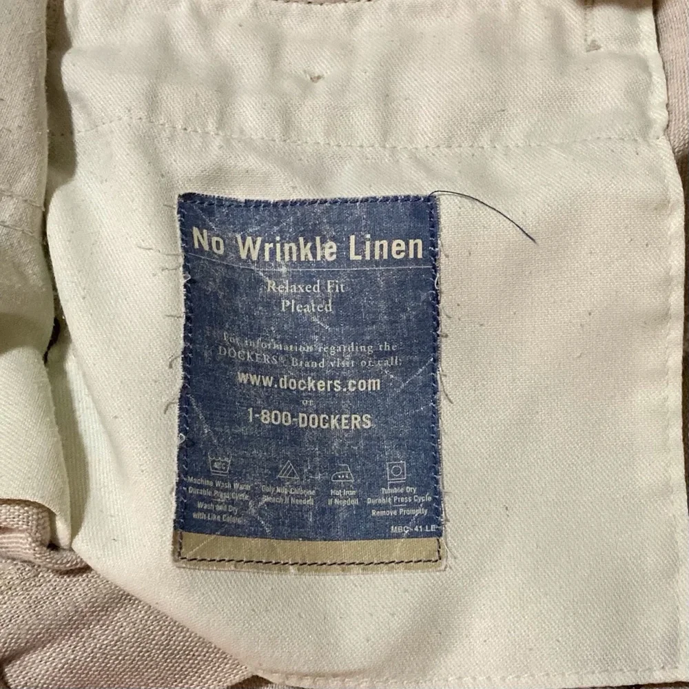 Dockers Tan Chinos Lightweight Cotton-Blend